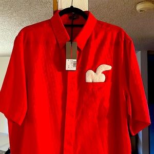 Selling brand new Dior woven shirt.  Bought at Beverly Hills Dior.